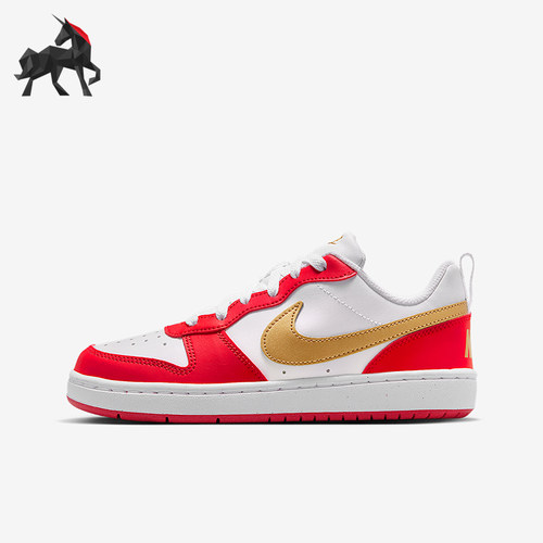 Nike/耐克正品冬季款GS女子大童耐磨低帮系带运动鞋DV5456-137