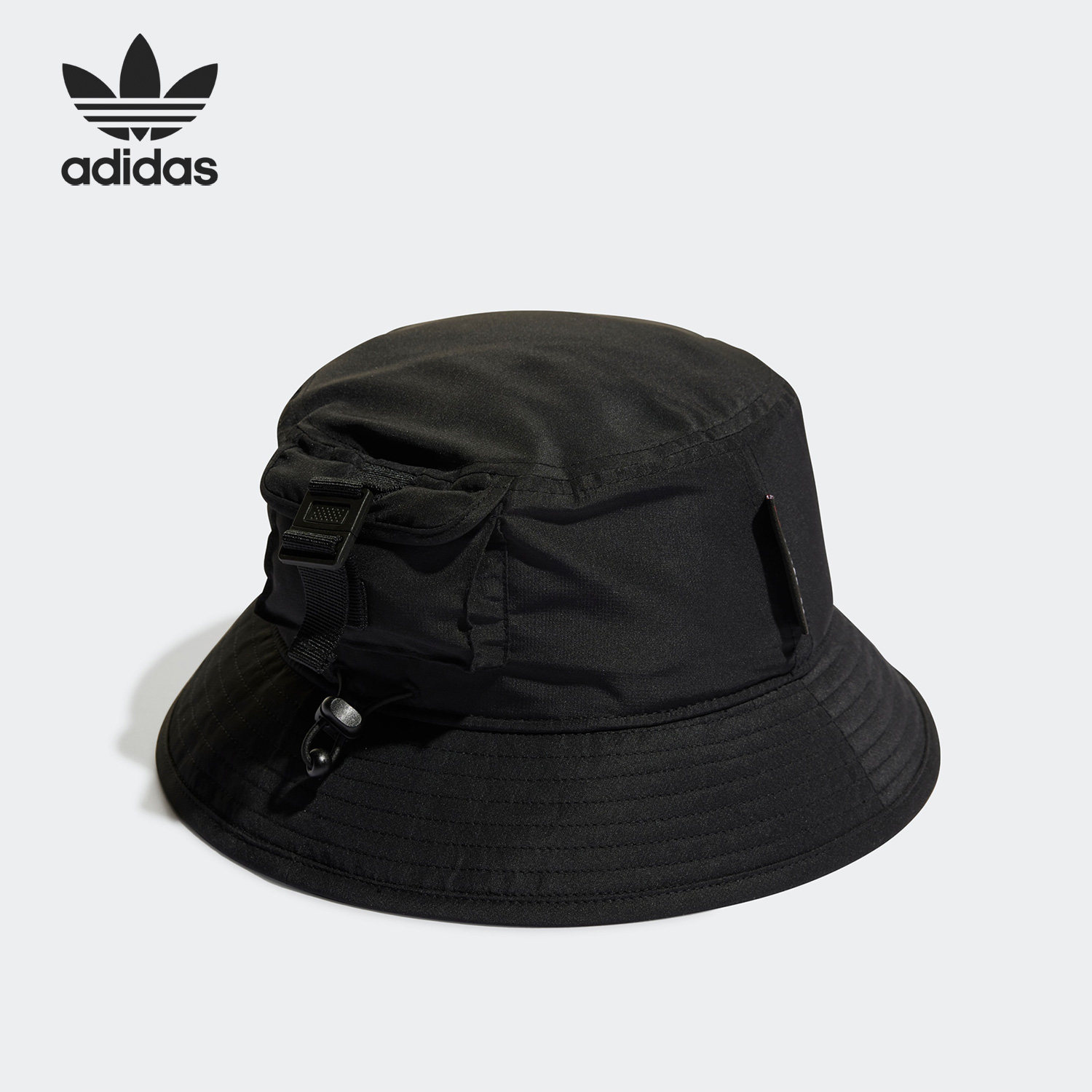 Adidas/阿迪达斯官方正品三叶草系列男女同款休闲渔夫帽HM1777