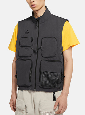 Nike/耐克正品运动男子透气休闲机能多口袋马甲CK7237-060