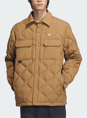 Adidas/阿迪达斯正品三叶草男士宽松保暖运动羽绒服JD3748