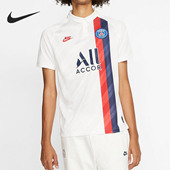 耐克正品 巴黎圣日耳曼男子短袖 赛季 休闲运动T恤AT0033 Nike