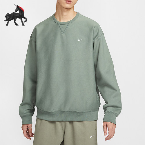 Nike/耐克正品Solo Swoosh男士运动复古宽松加绒卫衣HV1087-364