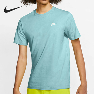 圆领套头透气运动刺绣短袖 Nike 耐克正品 2025男士 382 AR4999