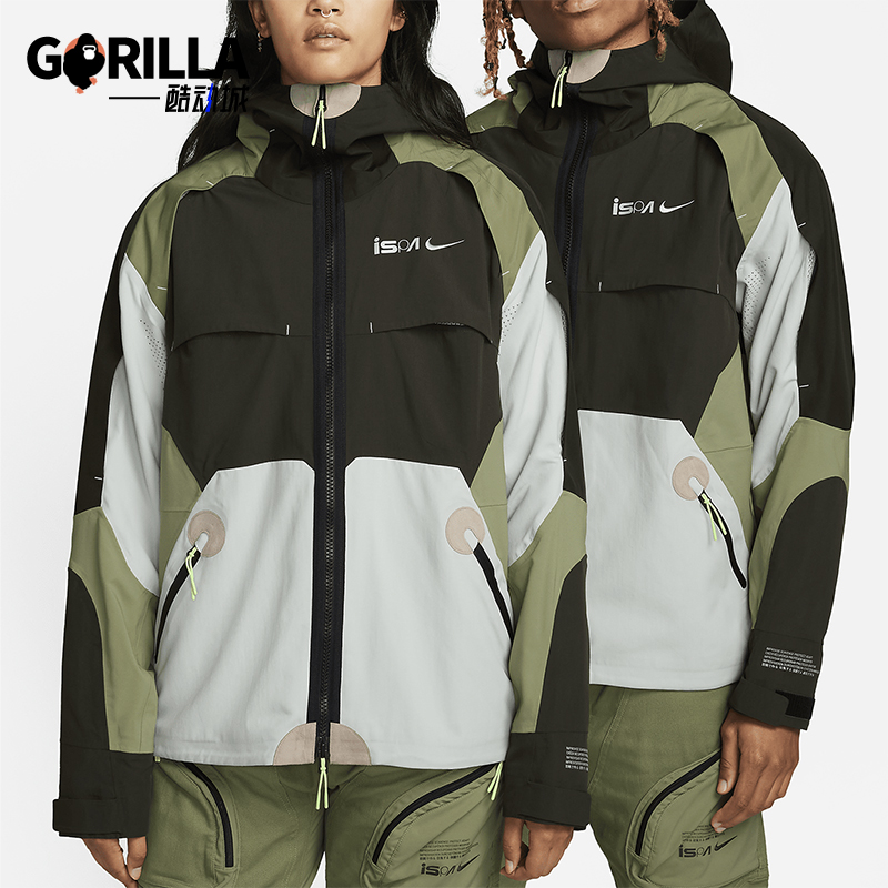 耐克男女宽松梭织运动连帽夹克