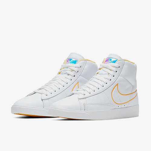 Nike/耐克正品女士皮革舒适包裹性防滑中帮板鞋CJ3643-100