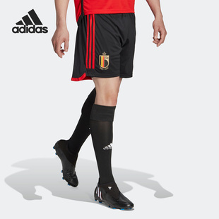 世界杯比利时队男子足球运动短裤 HD9414 阿迪达斯正品 Adidas
