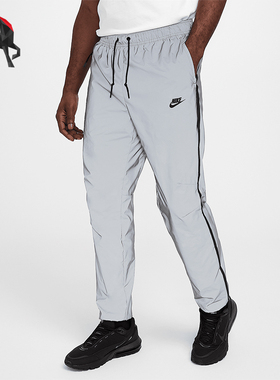 Nike/耐克正品2025秋季款男士休闲运动反光束脚长裤FZ7587-035