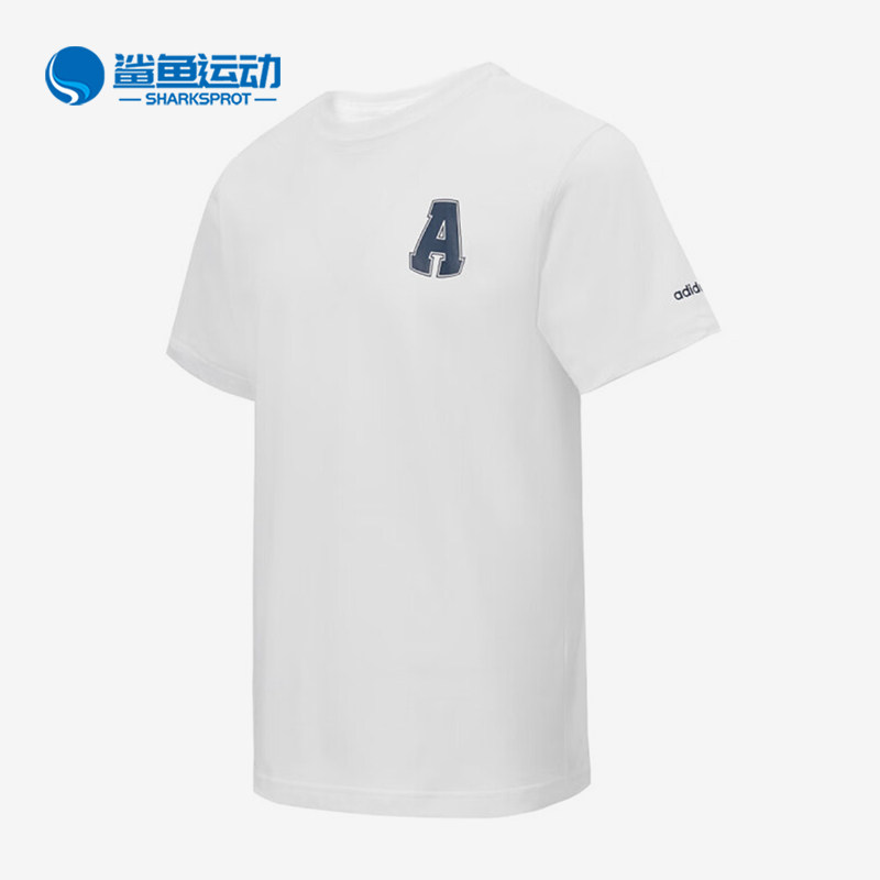 Adidas/阿迪达斯正品GRAPHIC T-SHIRT男女轻盈圆领短袖T恤JD1430