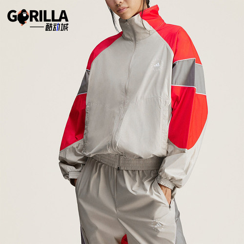 Adidas/阿迪达斯正品TRACK TOP女士立领运动夹克外套JI5133
