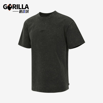 Nike/耐克正品2025夏季款男士做旧水洗经典圆领短袖HJ0553-355