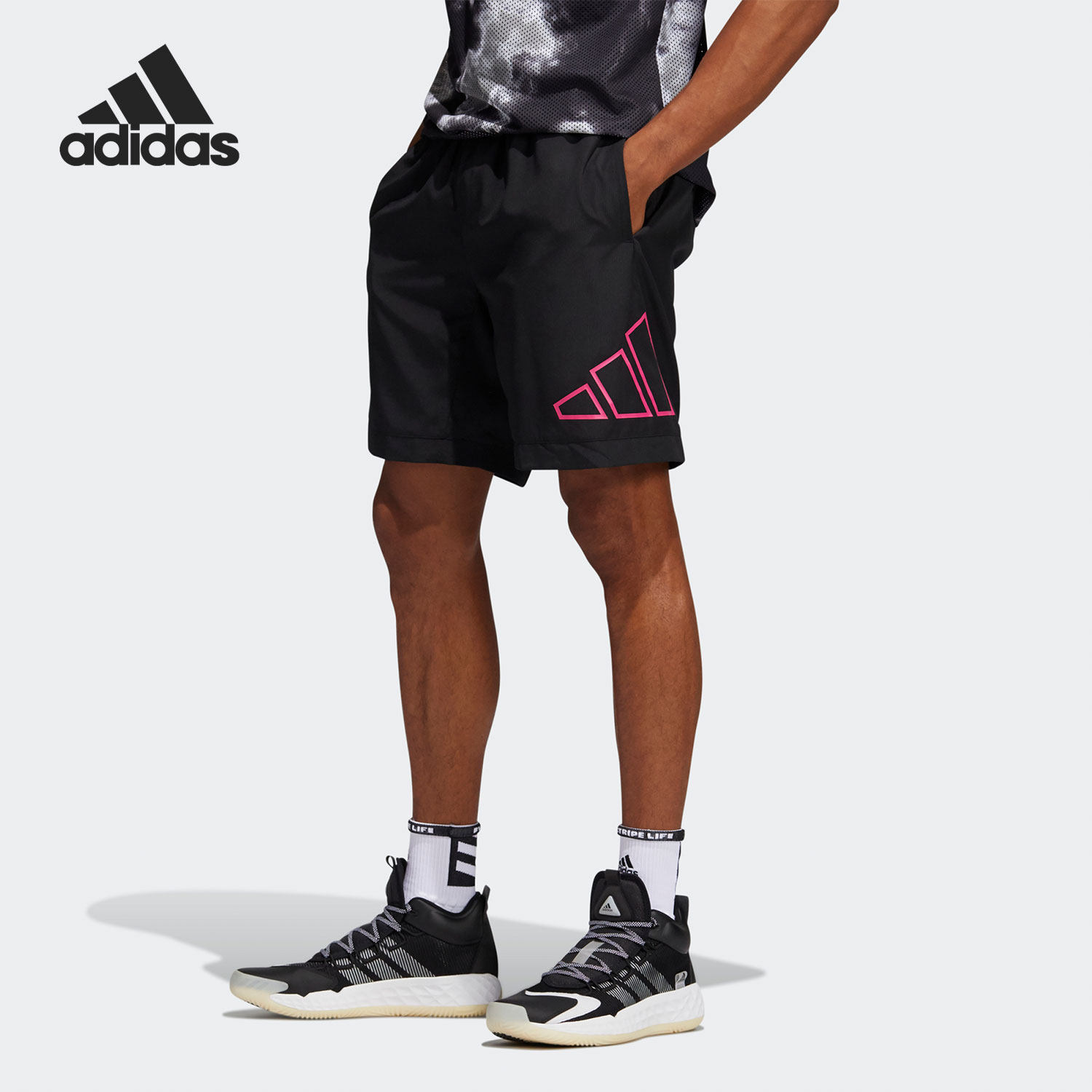 Adidas/阿迪达斯正品 当季新款DM SHORT 男子篮球运动短裤HE1611