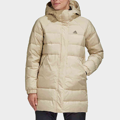 Adidas新款保暖连帽运动羽绒服