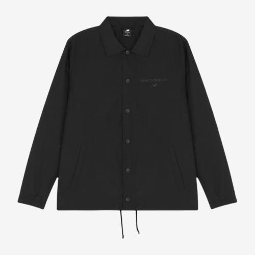 New Balance/NB春季男女新款休闲运动纯色翻领夹克外套AMJ21551