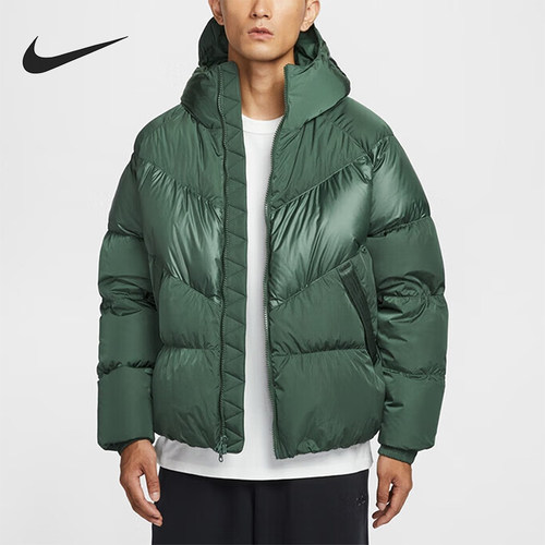 Nike/耐克正品2025冬季款男士短款保暖连帽宽松羽绒服IB2961-319
