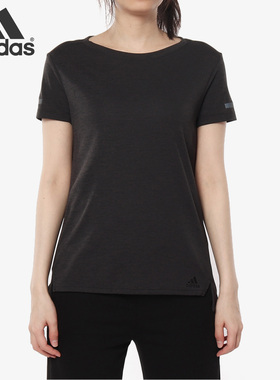 Adidas/阿迪达斯官方正品女子排汗透气训练运动短袖T恤 EI6380