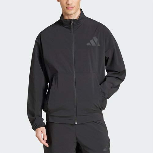 Adidas/阿迪达斯正品新款男士经典立领梭织时尚夹克外套JN9026