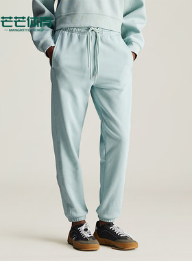 Adidas/阿迪达斯正品透气运动新款女士简约束脚休闲长裤IW9887
