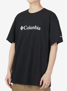 Columbia/哥伦比亚正品户外男子舒适透气圆领短袖T恤XM8549
