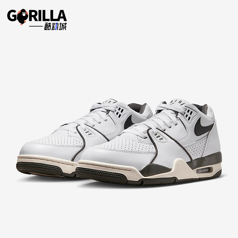 Nike/耐克正品Air Flight 89男士低帮皮革篮球运动鞋HJ4484-101