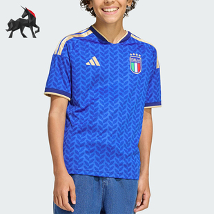 短袖 Adidas 26大童运动足球透气修身 ITALY JY7585 阿迪达斯正品