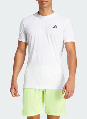 Adidas/阿迪达斯正品夏季男士凉爽网球运动经典修身短袖JF4386