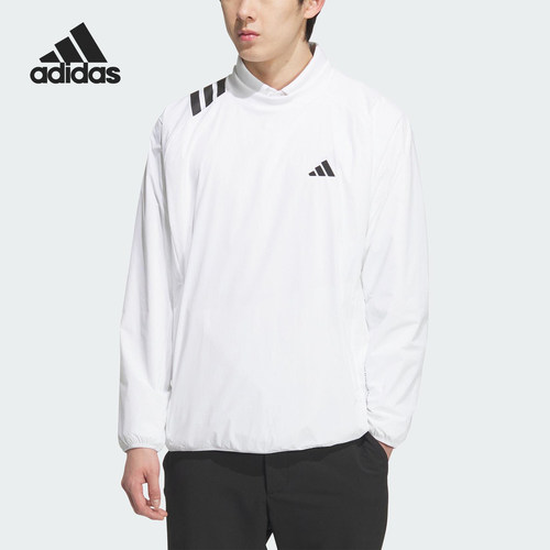 Adidas/阿迪达斯正品CREW JACKET男士梭织运动高尔夫卫衣JL7950