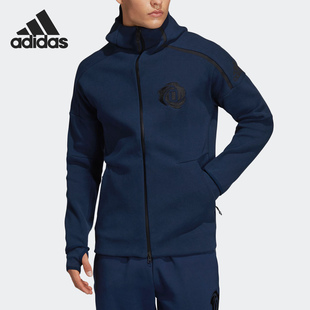 ICON Adidas 阿迪达斯正品 ZNE 男子篮球运动夹克外套DY3235 HOODY