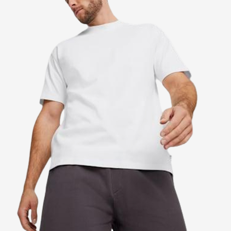 彪马男士针织圆领简约透气短袖