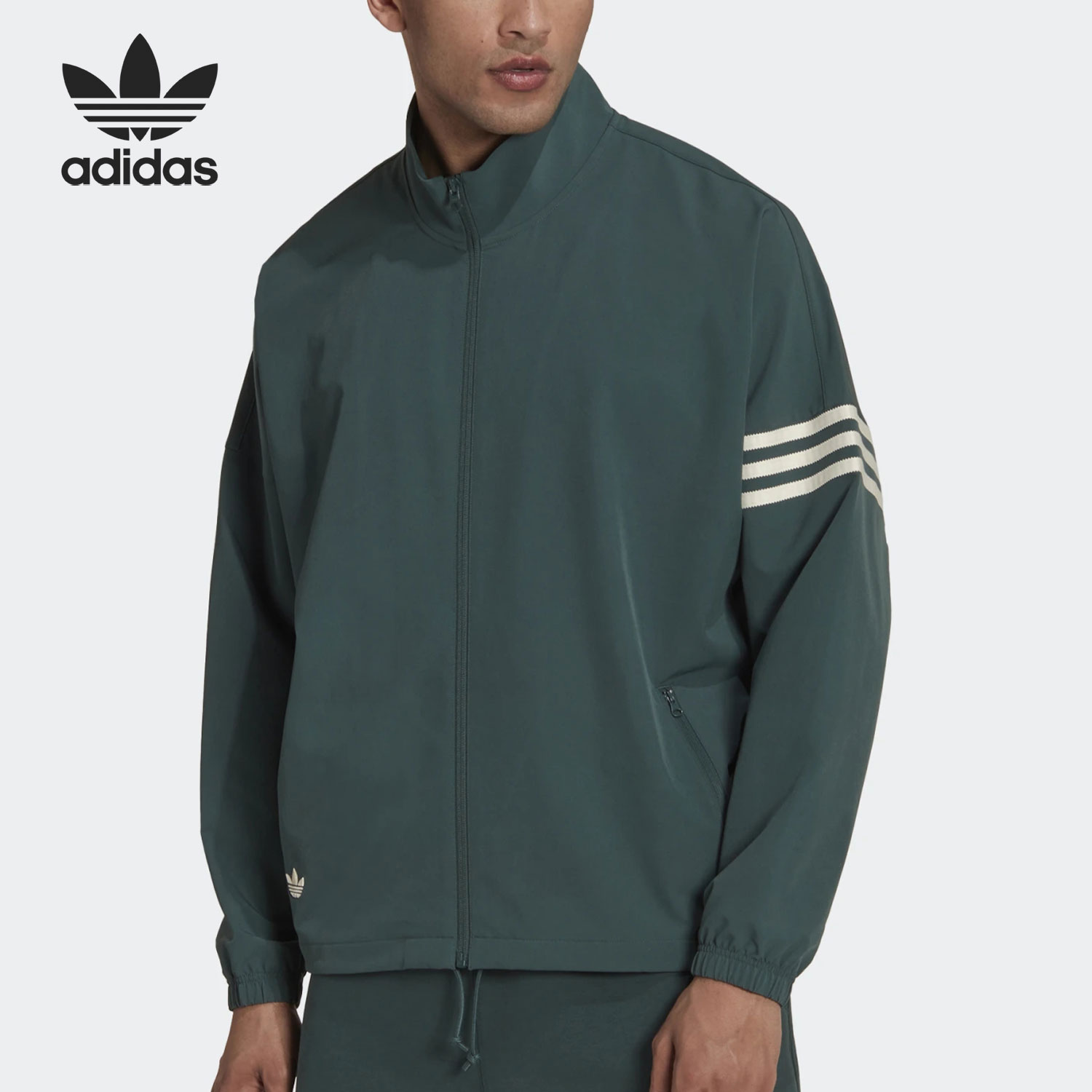 Adidas/阿迪达斯男子立领夹克