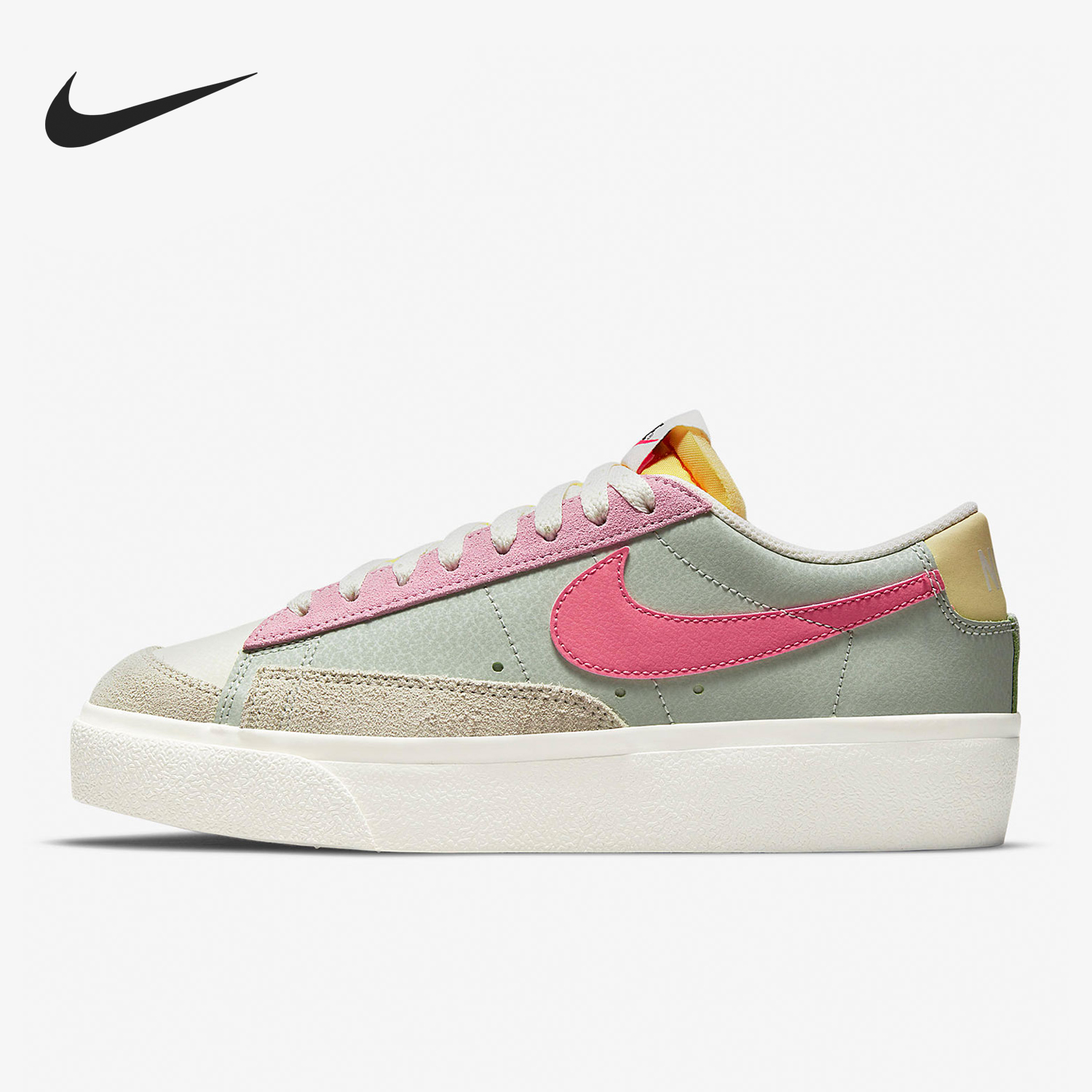 Nike/耐克正品Blazer 女士低帮时尚防滑减震运动板鞋DM9464-001