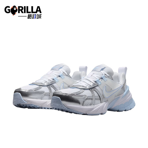 Nike/耐克正品V2K Run女士时尚网布透气低帮跑步鞋FD0736-119