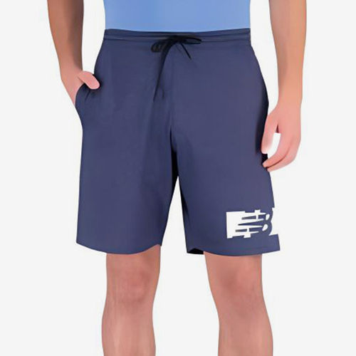 New Balance新百伦正品字母印花男款系带短裤AMS21073-NNH