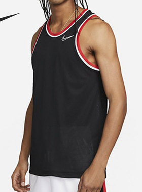 Nike/耐克官方正品圆领男子透气宽松休闲运动无袖背心DB2081-011
