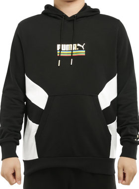 Puma/彪马官方男子烫金 LOGO 世界共振运动连帽衫卫衣599287