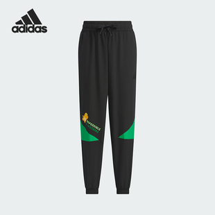 Adidas 奶龙联名款 小童宽松运动休闲长裤 JC6873 阿迪达斯正品