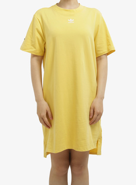 Adidas/阿迪达斯正品夏季新款三叶草TRF DRESS女装运动裙子FM3277