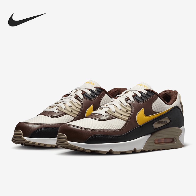 Nike/耐克正品Air Max 90男女低帮拼接气垫减震跑步鞋FD5810-201