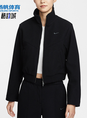Nike/耐克正品Sportswear女士日常加绒立领短款外套HV5144-010