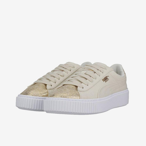 Puma/彪马正品经典女士复古轻便耐磨厚底运动板鞋366494-01