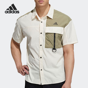 UTL SHIRTS 男子户外运动短袖 H13777 Adidas 衬衫 阿迪达斯正品