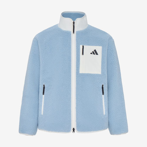 Adidas阿迪达斯正品SHERPA男女宽松版型弹力拉绳休闲夹克LH2251