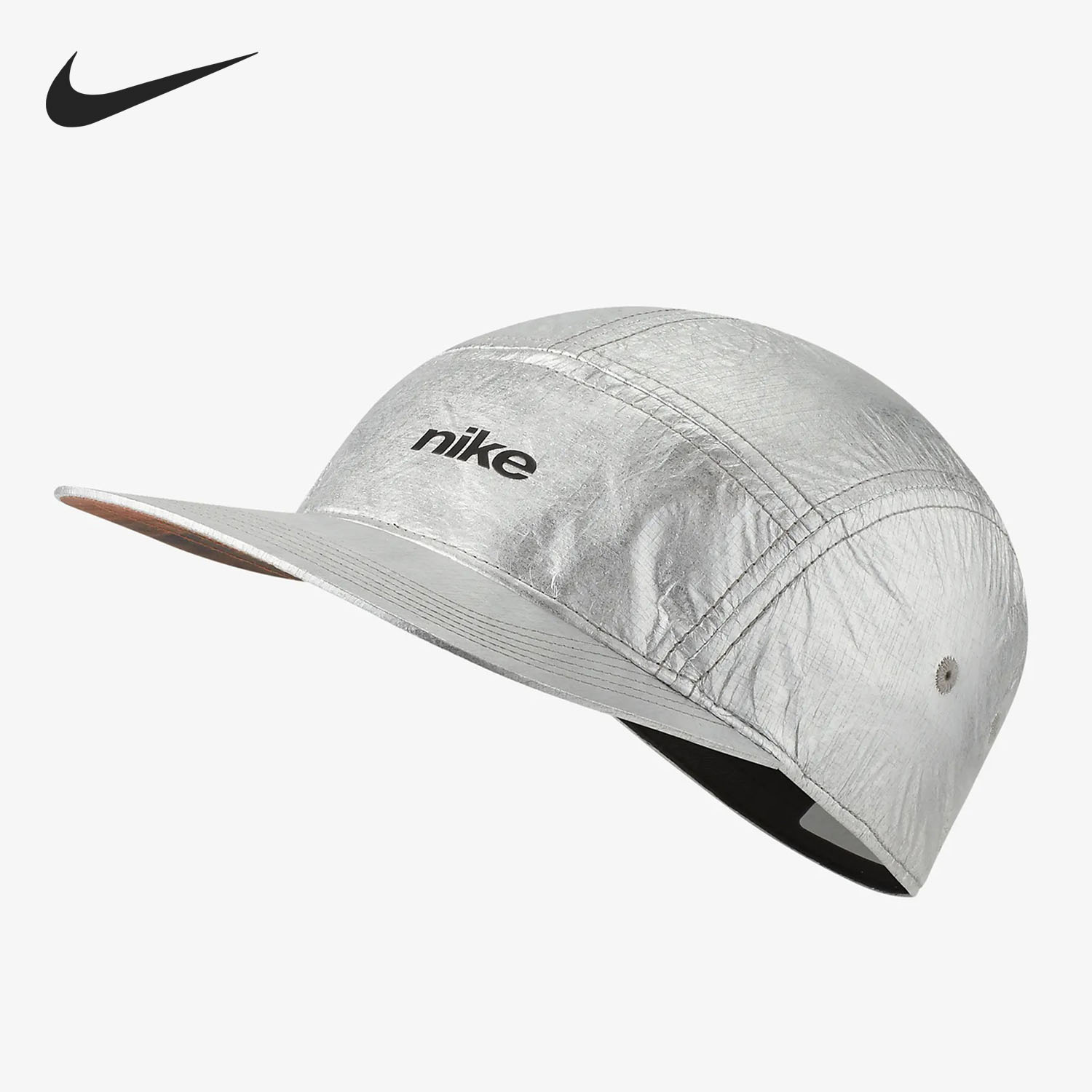 Nike/耐克正品 AW85 金属银登上火星棒球帽遮阳鸭舌帽 CJ1613-095