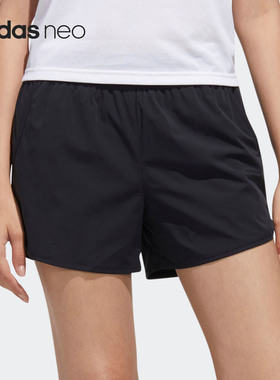 Adidas/阿迪达斯正品neo W IDNTY SHRT 女子训练运动短裤 FN6476