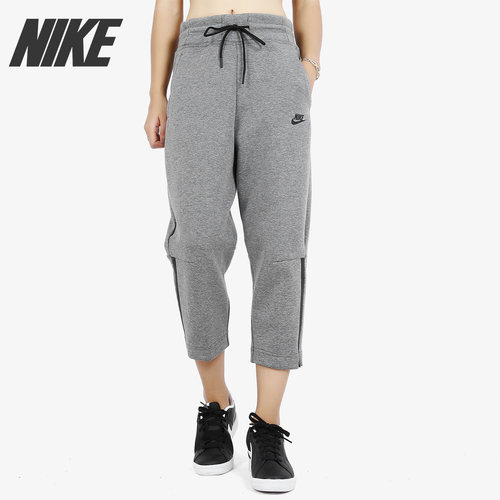 Nike/耐克正品女子舒适透气运动休闲针织九分裤中长裤 908825