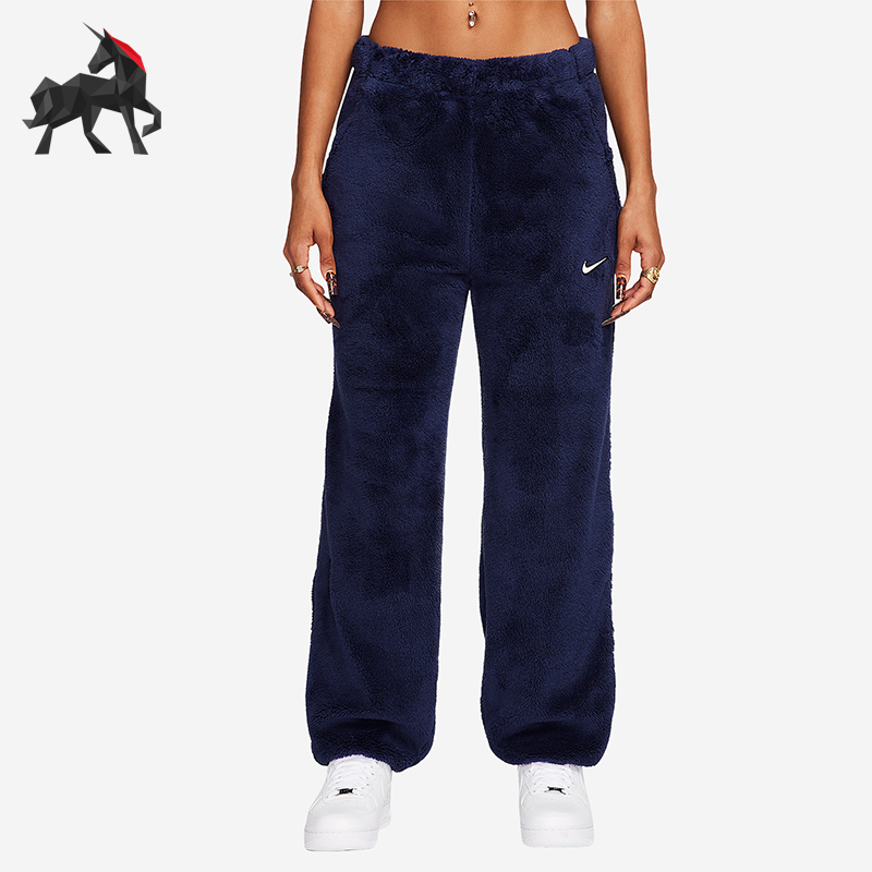 Nike/耐克正品秋冬NOCTA女士运动宽松中腰保暖复古长裤DV3643-410