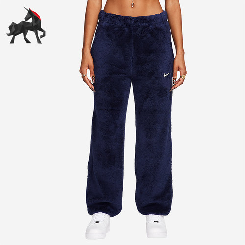 Nike/耐克正品秋冬NOCTA女士运动宽松中腰保暖复古长裤DV3643-410