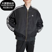 双面穿运动棉服IW3641 三叶草BOMBER男士 Adidas 阿迪达斯正品