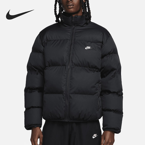 Nike/耐克正品Sportswear男士立领保暖宽松棉服FB7368-010