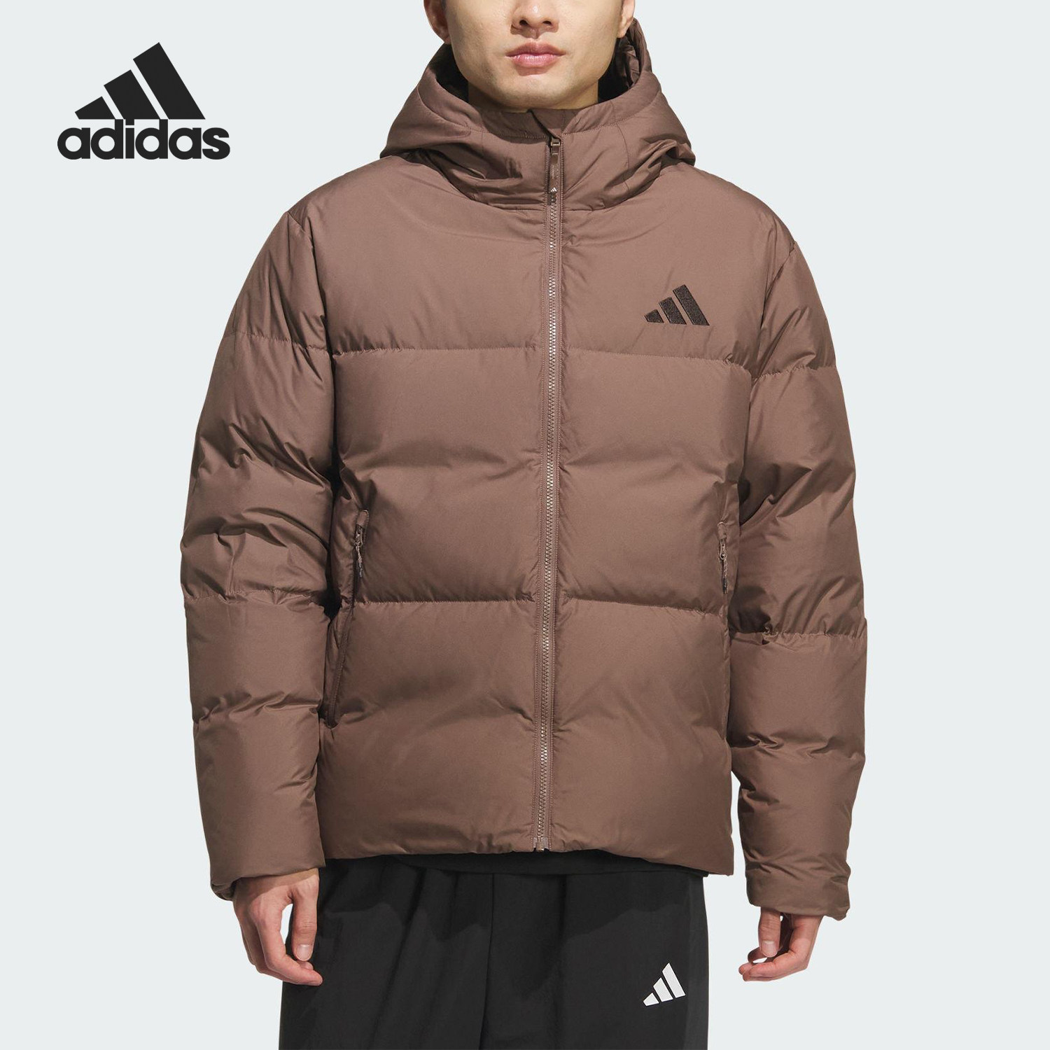 Adidas/阿迪达斯官方正品PUFFY DOWN JKT男士保暖羽绒服KC5945