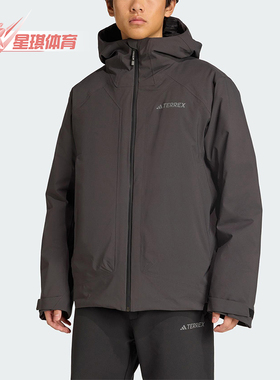 Adidas/阿迪达斯正品2025男士休闲保暖耐穿三合一冲锋衣JV8699